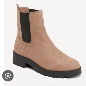 Old Navy Chelsea Boots- Faux Suede